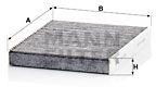 Mann-filter Filtru, aer habitaclu MANN-FILTER CUK 2335 KIT (CUK 2335 KIT)