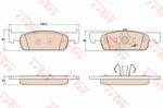 TRW set placute frana, frana disc TRW COTEC GDB2016 (GDB2016)