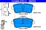 ATE set placute frana, frana disc ATE 13.0460-2781.2 (13.0460-2781.2)