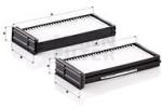 Mann-filter Filtru, aer habitaclu MANN-FILTER CU 23 000-2 (CU 23 000-2)