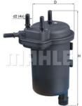 MAHLE filtru combustibil MAHLE KL 430 (KL 430) - automobilus