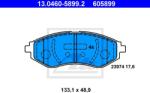 ATE set placute frana, frana disc ATE 13.0460-5899.2 (13.0460-5899.2)