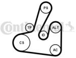 Continental Ctam Set curea transmisie cu caneluri CONTINENTAL CTAM 6PK1705K2 (6PK1705K2) - automobilus