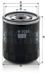 Mann-filter Filtru ulei MANN-FILTER W 7053 (W 7053) - automobilus