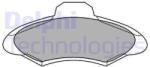DELPHI set placute frana, frana disc DELPHI LP1139 (LP1139)
