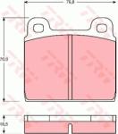TRW set placute frana, frana disc TRW GDB407 (GDB407) - automobilus