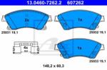 ATE set placute frana, frana disc ATE 13.0460-7262.2 (13.0460-7262.2)