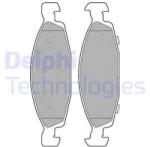 DELPHI set placute frana, frana disc DELPHI LP1557 - automobilus