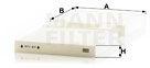 Mann-filter Filtru, aer habitaclu MANN-FILTER CU 19 004 (CU 19 004)