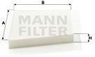 Mann-filter Filtru, aer habitaclu MANN-FILTER CU 3461 (CU 3461)