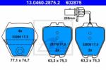 ATE set placute frana, frana disc ATE 13.0460-2875.2 (13.0460-2875.2)