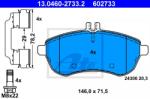 ATE set placute frana, frana disc ATE 13.0460-2733.2 - automobilus