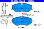 ATE set placute frana, frana disc ATE 13.0460-4866.2 - automobilus