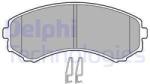DELPHI set placute frana, frana disc DELPHI LP1462 (LP1462)