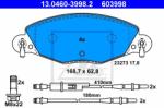ATE set placute frana, frana disc ATE 13.0460-3998.2 (13.0460-3998.2)