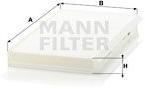 Mann-filter Filtru, aer habitaclu MANN-FILTER CU 3139 (CU 3139)