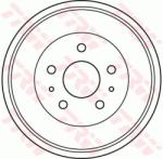 TRW Tambur frana TRW DB4392 (DB4392) - automobilus