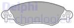 DELPHI set placute frana, frana disc DELPHI LP1656 (LP1656)