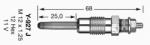NGK Bujie incandescenta NGK D-Power 4916 (4916)