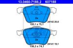 ATE set placute frana, frana disc ATE 13.0460-7188.2 (13.0460-7188.2)
