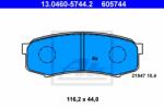 ATE set placute frana, frana disc ATE 13.0460-5744.2 - automobilus