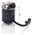 Mann-filter filtru combustibil MANN-FILTER WK 820/19 (WK 820/19) - automobilus