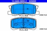 ATE set placute frana, frana disc ATE 13.0460-5855.2 (13.0460-5855.2)