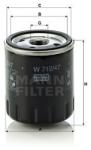 Mann-filter Filtru ulei MANN-FILTER W 712/47 (W 712/47) - automobilus