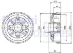 DELPHI Tambur frana DELPHI BF324 (BF324) - automobilus
