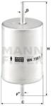 Mann-filter filtru combustibil MANN-FILTER WK 730/5 (WK 730/5) - automobilus