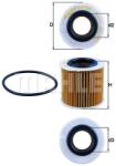 MAHLE Filtru ulei MAHLE OX 360D - automobilus