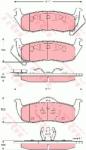 TRW set placute frana, frana disc TRW COTEC GDB4137 (GDB4137)