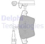 DELPHI set placute frana, frana disc DELPHI LP1913 (LP1913)