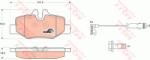 TRW set placute frana, frana disc TRW COTEC GDB1601 (GDB1601)