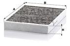 Mann-filter Filtru, aer habitaclu MANN-FILTER CUK 2722-2 (CUK 2722-2)