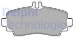 DELPHI set placute frana, frana disc DELPHI LP1401 (LP1401)