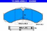 ATE set placute frana, frana disc ATE 13.0460-4966.2 (13.0460-4966.2)
