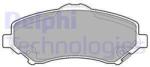 DELPHI set placute frana, frana disc DELPHI LP2143 (LP2143)
