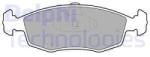 DELPHI set placute frana, frana disc DELPHI LP1549 (LP1549)