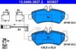 ATE set placute frana, frana disc ATE 13.0460-3837.2 (13.0460-3837.2)