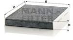 Mann-filter Filtru, aer habitaclu MANN-FILTER CUK 2533-2 (CUK 2533-2)