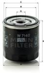 Mann-filter Filtru ulei MANN-FILTER W 714/2 (W 714/2) - automobilus
