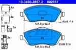 ATE set placute frana, frana disc ATE 13.0460-2857.2 - automobilus