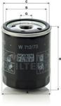 Mann-filter Filtru ulei MANN-FILTER W 712/73 (W 712/73) - automobilus