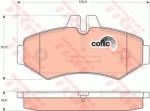TRW set placute frana, frana disc TRW COTEC GDB1399 (GDB1399)