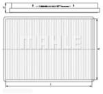 MAHLE Filtru, aer habitaclu MAHLE LA 44 (LA 44)