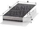 Mann-filter Filtru, aer habitaclu MANN-FILTER CUK 3554 (CUK 3554)