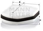 Mann-filter Filtru, aer habitaclu MANN-FILTER CU 2897 (CU 2897)