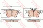 TRW set placute frana, frana disc TRW COTEC GDB2071 (GDB2071)