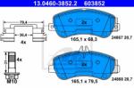 ATE set placute frana, frana disc ATE 13.0460-3852.2 (13.0460-3852.2)